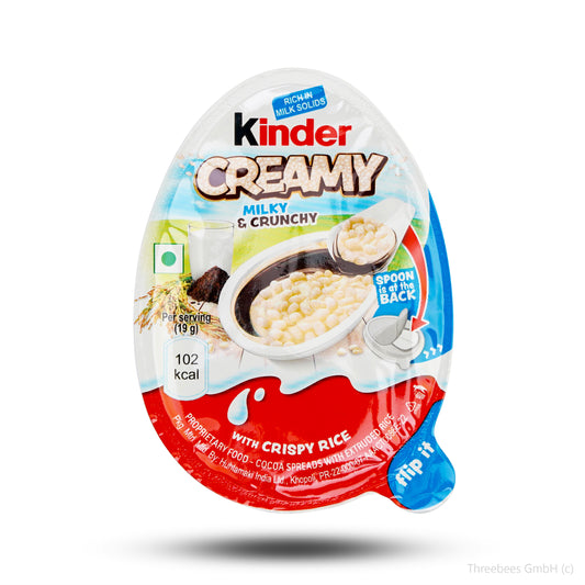 Kinder Creamy Milky and Crunchy 19g