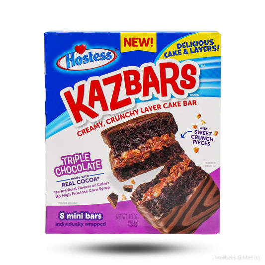 Hostess Kazbars Triple Chocolate 8er 284g