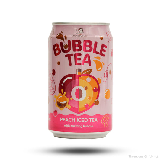 Madam Hong Bubble Tea Peach Iced Tea 320ml